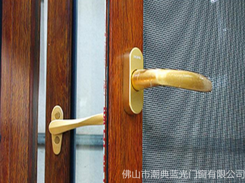 70注胶双色平开窗纱一体